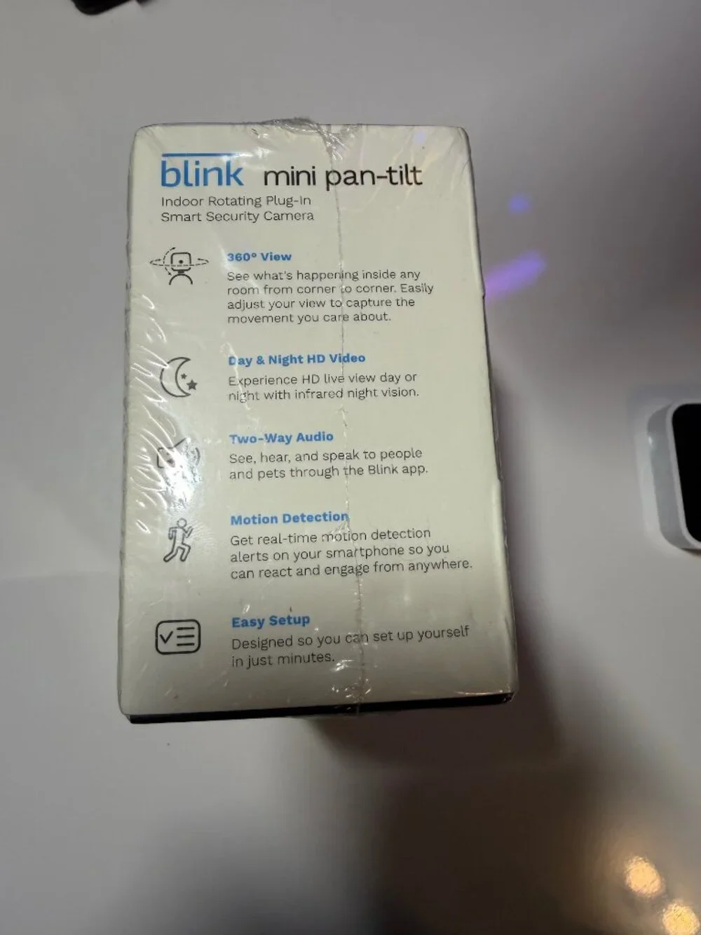 Blink Mini Pan-Tilt Camera (new) and Sync Module (used)